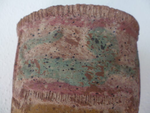 Oud masker lachende man