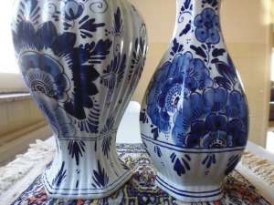 Set Delfts Blauwe vazen