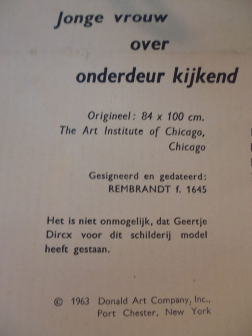 Rembrandt reproductie