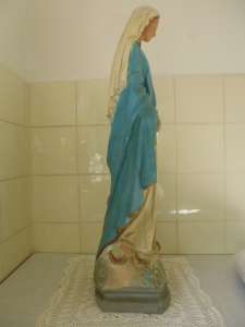 Groot gipsen Mariabeeld 1920
