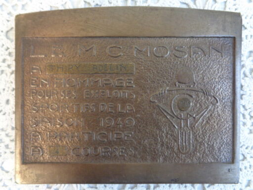 Plaquette motorrace 1949