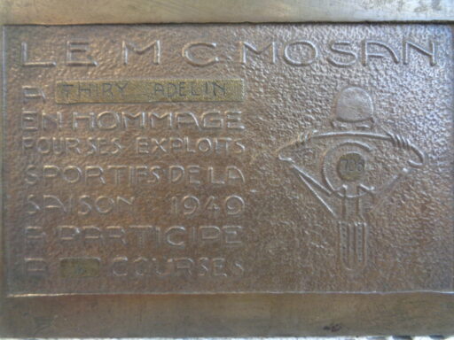 Plaquette motorrace 1949
