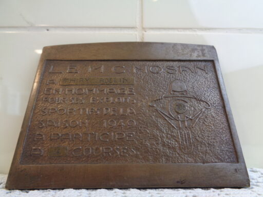 Plaquette motorrace 1949