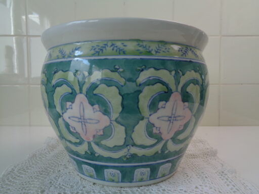 Bloempot uit grootmoeders tijd