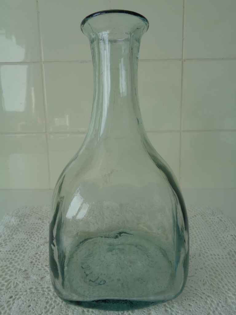 Vintage glazen fles / karaf