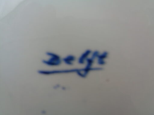 Delfts bord (Petrus Regout)