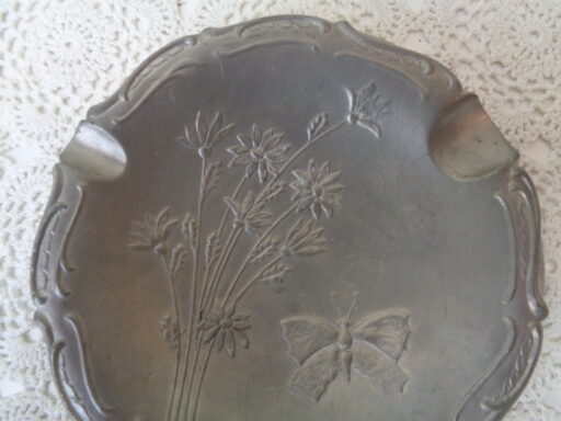Art Deco tinnen asbak