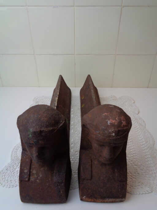 Antieke Vuurbokken / haardijzers