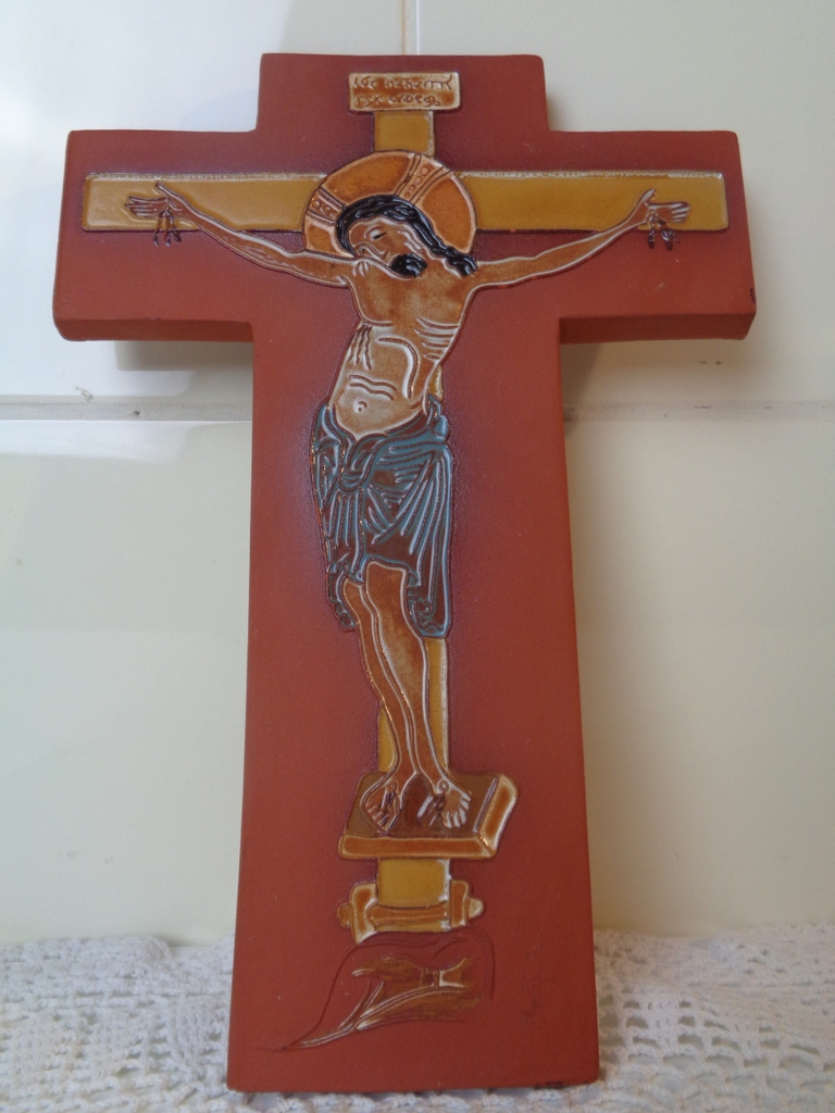 Aardewerk kruis Dépose Ernenwein Marmoutier Alsace