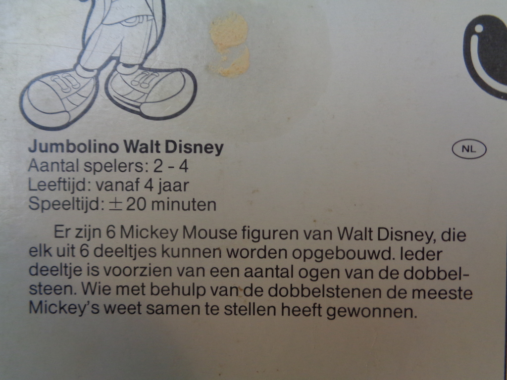 Walt Disney puzzel Jumbolino