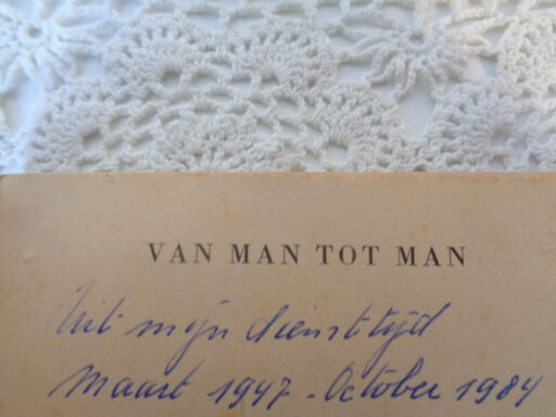 Van man tot man door Majoor L.A.M. Goossens