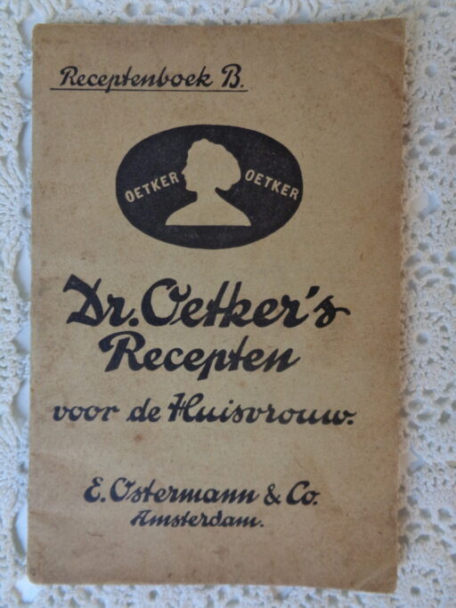 Receptenboek B Dr. Oetker`s recepten voor de huisvrouw Ca. 1930