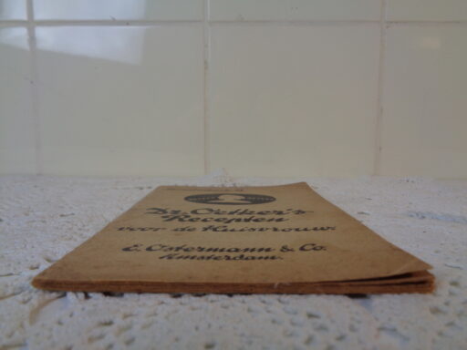 Receptenboek B Dr. Oetker`s recepten voor de huisvrouw Ca. 1930