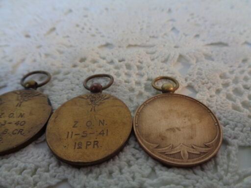 Collectie Sport-medailles 1938 tot 1941