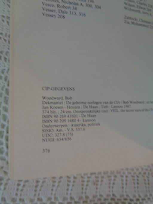 Veil, the secret wars of the CIA 1981-1987