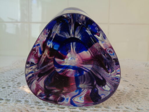 Gesigneerde vaas 003 Max Verboeket Crystal Maastricht