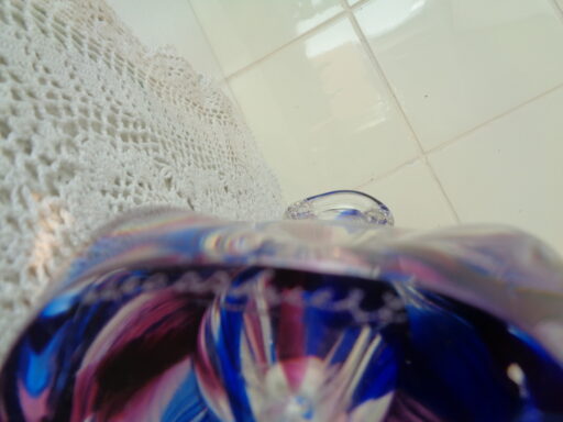 Gesigneerde vaas 003 Max Verboeket Crystal Maastricht