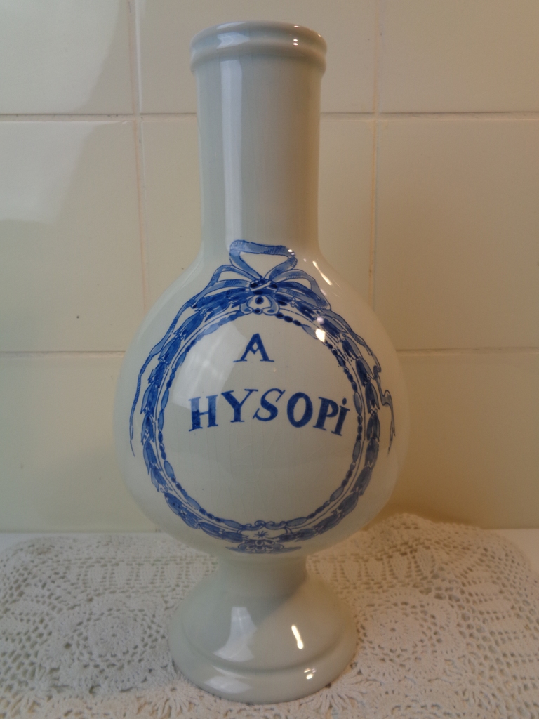 Delfts blauwe Apothekerspot A HYSOPI