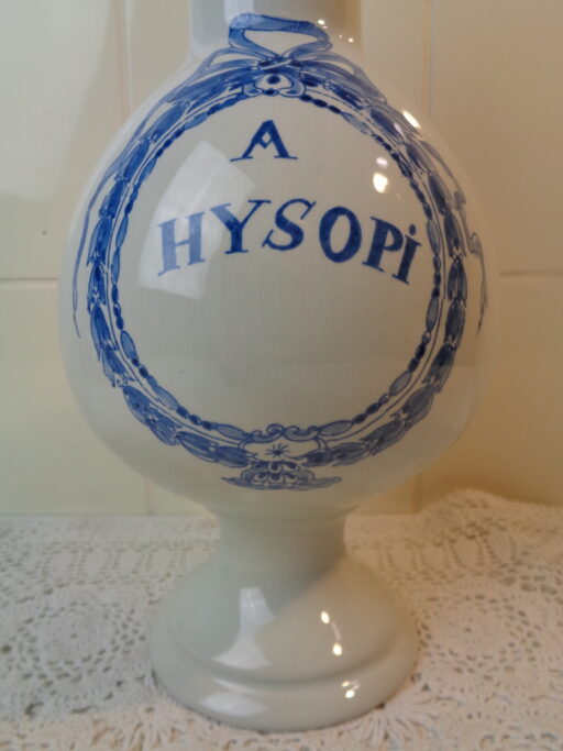 Delfts blauwe Apothekerspot A HYSOPI