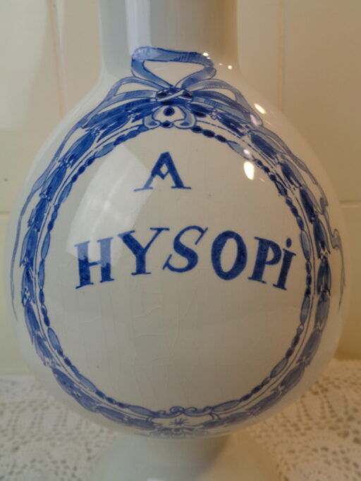 Delfts blauwe Apothekerspot A HYSOPI