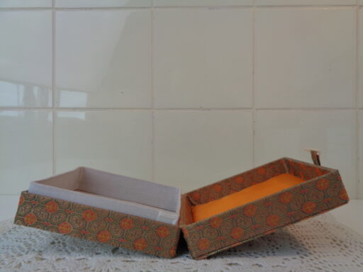 Mooie houten opbergdoos