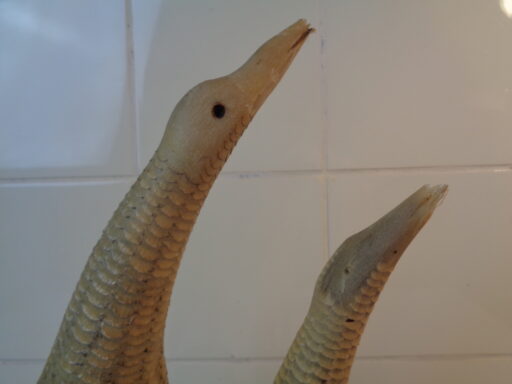 Vogels gemaakt van hoorns