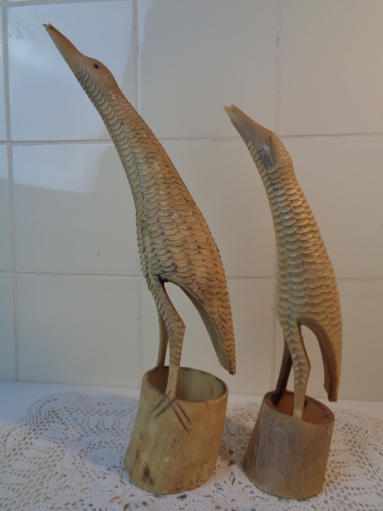 Vogels gemaakt van hoorns