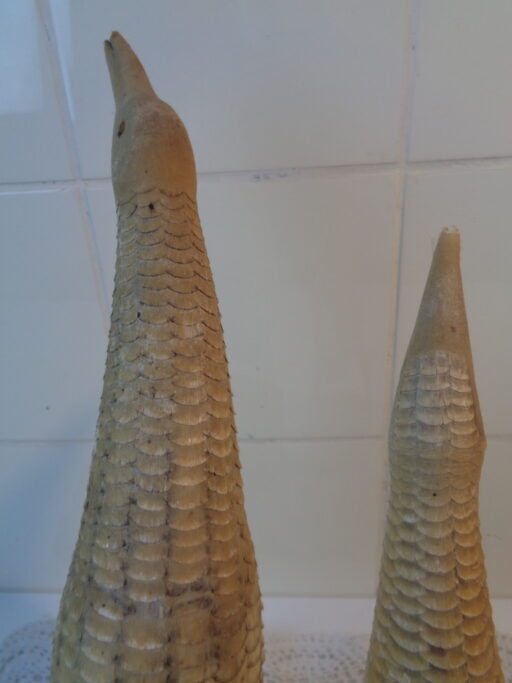 Vogels gemaakt van hoorns