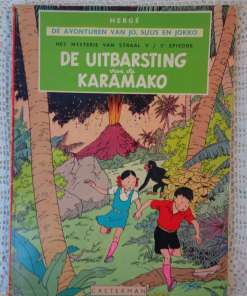 Hergé De avonturen van Jo Suus en Jokko 1e druk 1952