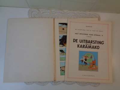 Hergé De avonturen van Jo Suus en Jokko 1e druk 1952