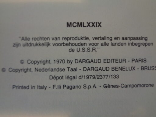 6x Een avontuur van Tangy en Laverdure 1974 tot 1984