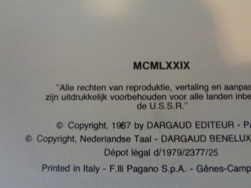 6x Een avontuur van Tangy en Laverdure 1974 tot 1984