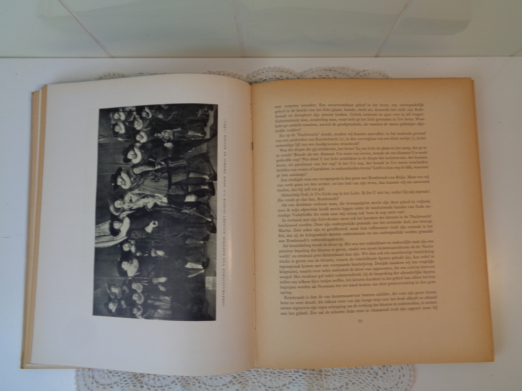 De Nachtwacht De historie van een meesterwerk door D. Wijnbeek 1944 1e druk