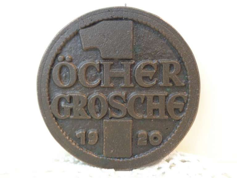 Noodgeld 1 Öcher Grosche Aachen 1920