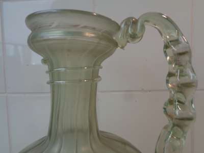Antieke glazen kan of karaf uit Syrië