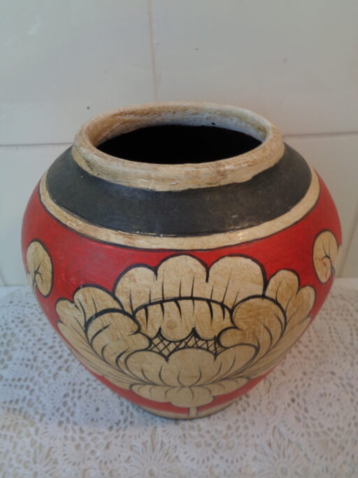 Aardewerk bloempot