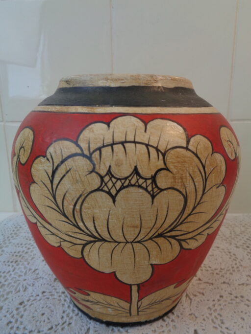 Aardewerk bloempot