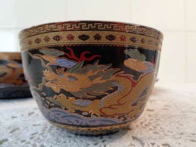 Grote kop en schotels Yamasen Fine Porcelain 24 Gold Collection Japan