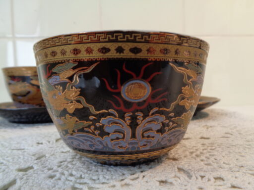 Grote kop en schotels Yamasen Fine Porcelain 24 Gold Collection Japan