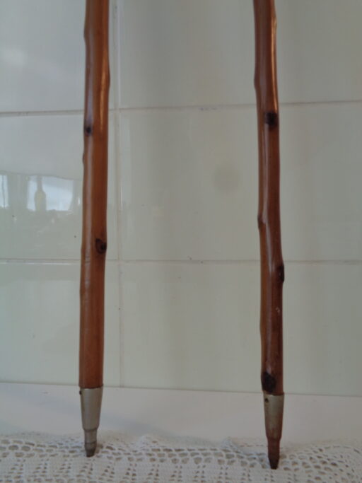 Collectie wandelstokken uit grootmoeders tijd