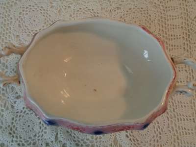 Burslem soep of jus terrine 1880 - 1900