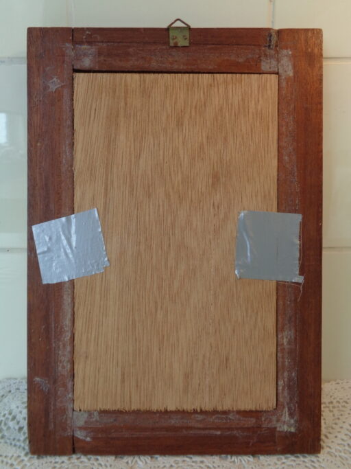 Eikenhouten geprofileerde lijst