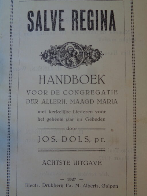 Salve Regina Handboek uit 1927