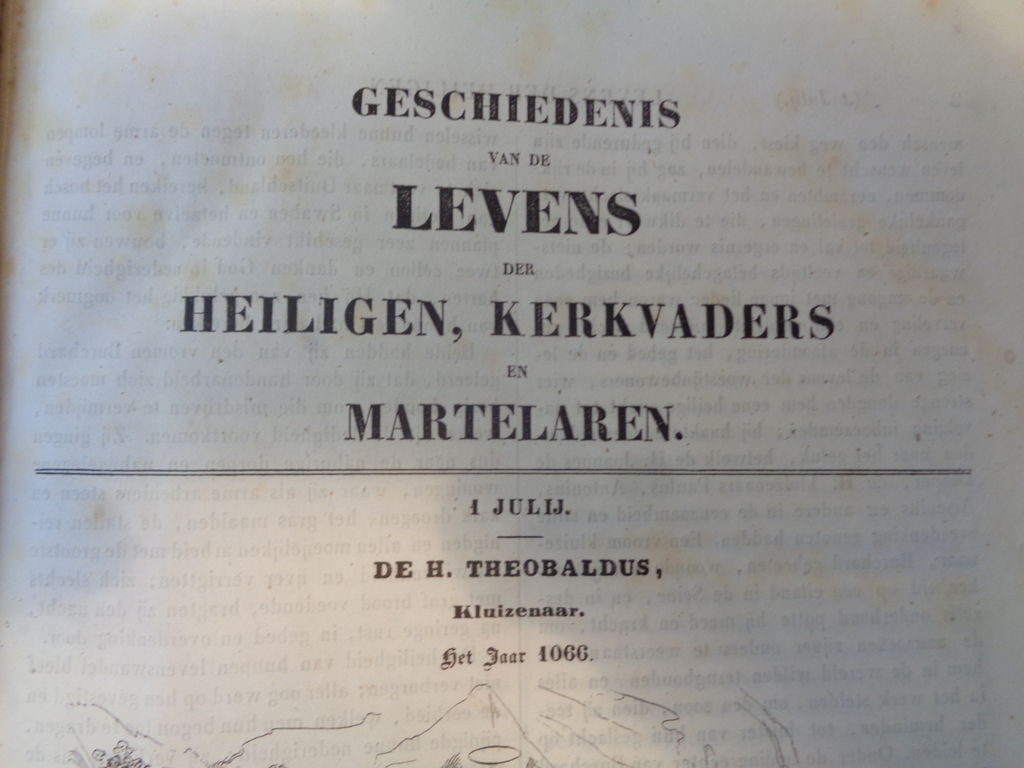 Levens der Heiligen, kerkvaders en martelaren Deel twee en drie Periode 1838 / 1842
