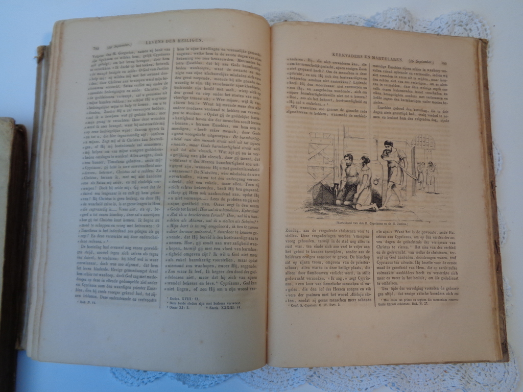 Levens der Heiligen, kerkvaders en martelaren Deel twee en drie Periode 1838 / 1842