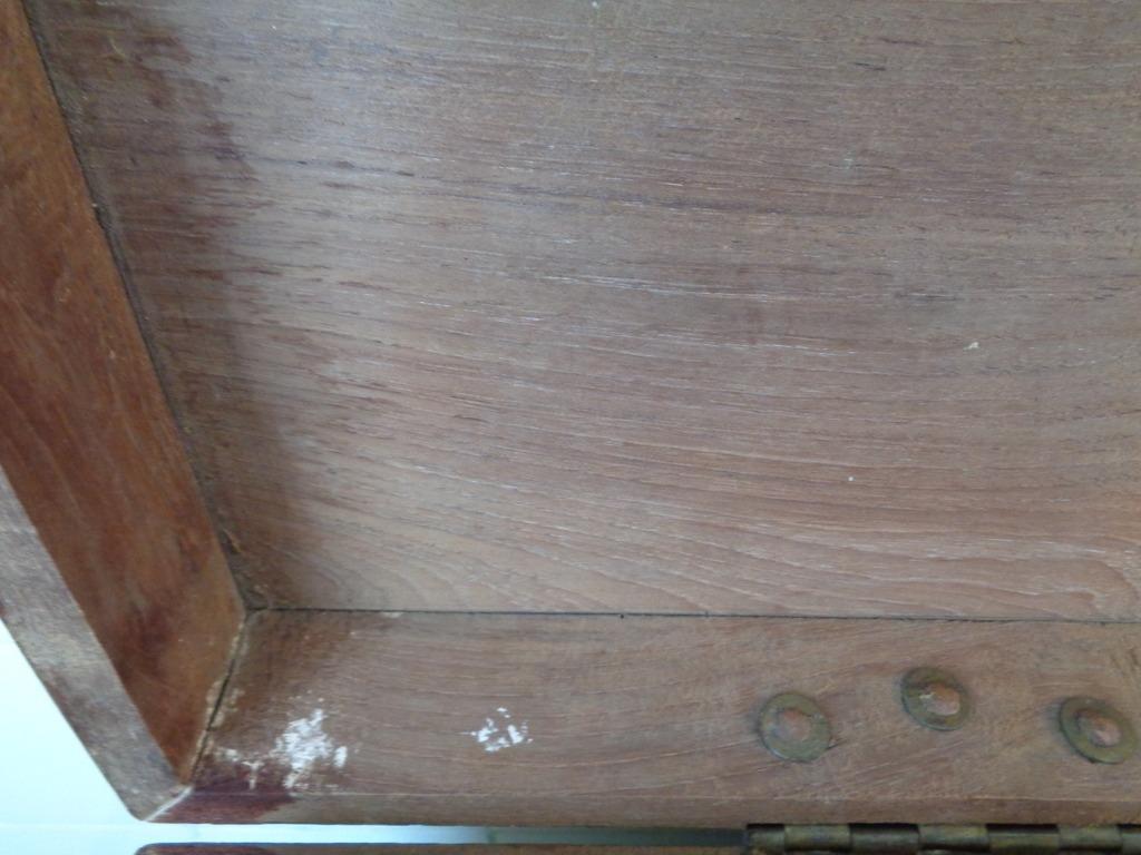 Antieke houten scheepskist - Afbeelding 12