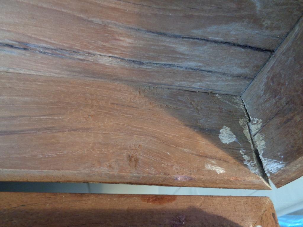 Antieke houten scheepskist - Afbeelding 14