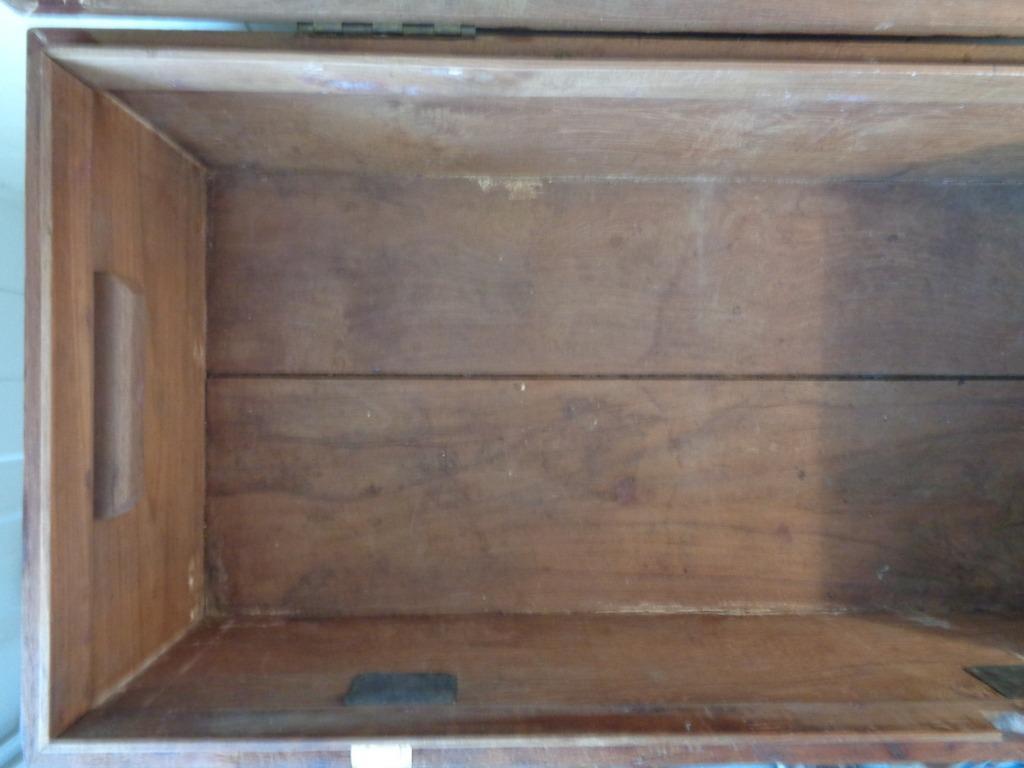 Antieke houten scheepskist - Afbeelding 15