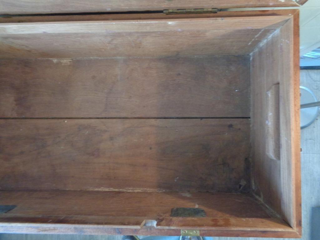 Antieke houten scheepskist - Afbeelding 16
