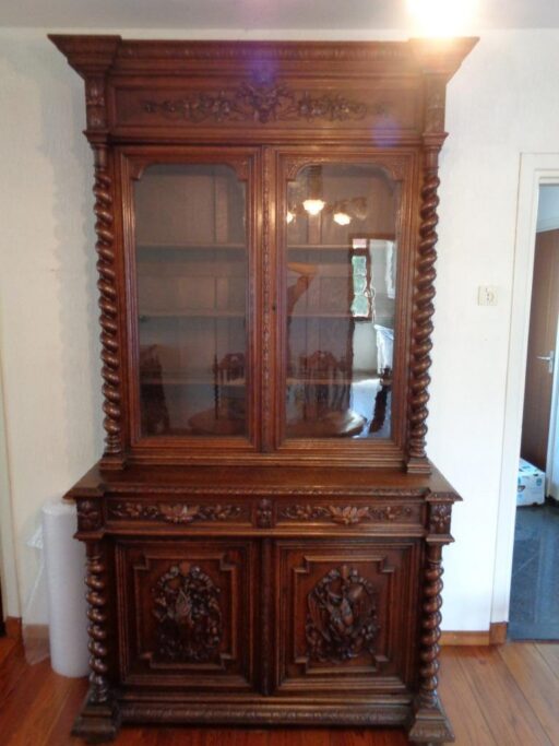 Jachtkast vitrinekast periode 1850 / 1900